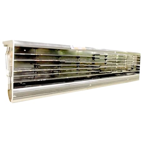 Grocery Deli Meat Display Cooler, Tyler, (3) 12' long sections 47" x 81", includes rooftop refrigerant system - Image 1