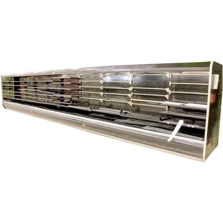 Grocery Deli Meat Display Cooler, Tyler, (3) 12' long sections 47" x 81", includes rooftop refrigerant system - Image 2