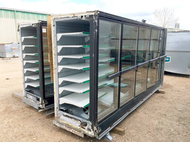 Grocery Display Freezer, Tyler, with 20 glass doors, Includes condensing unit w/compressor - Image 9