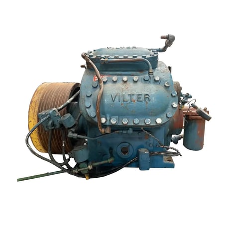Vilter 448, 8-Cylinder Reciprocating Compressor, 1200 RPM, 309 PSIG, 93 Ton - Image 1