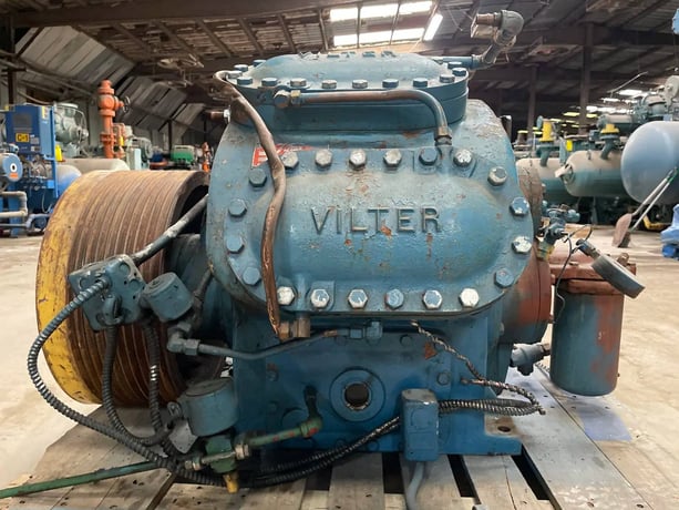 Vilter 448, 8-Cylinder Reciprocating Compressor, 1200 RPM, 309 PSIG, 93 Ton - Image 3