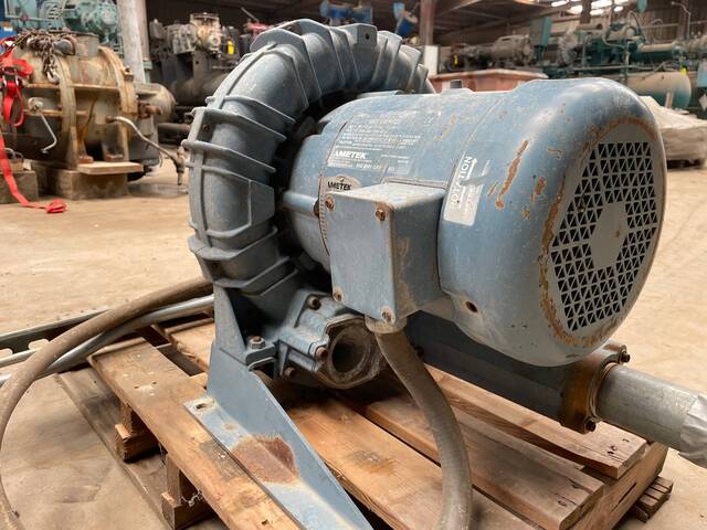 200 psi, Ametek #DR833, Regenerative Blower, 5 HP, 3450 RPM, 200 psi @ 40 deg. - Image 4
