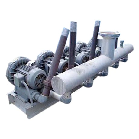 Morris #Ice-Master-VFC804A-7W, Blower Bank, 10 HP, 388 CFM max, 8" diameter x 91" header - Image 2