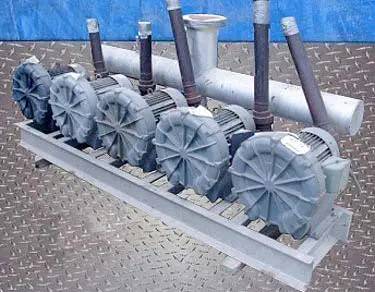Morris #Ice-Master-VFC804A-7W, Blower Bank, 10 HP, 388 CFM max, 8" diameter x 91" header - Image 3