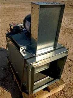 200 cfm, Loren Cook #60-SQN-60-SQN-B, Square Inline Fan, 0 HP, 1915 RPM, 1725 RPM motor, 115 V, 12" square - Image 4