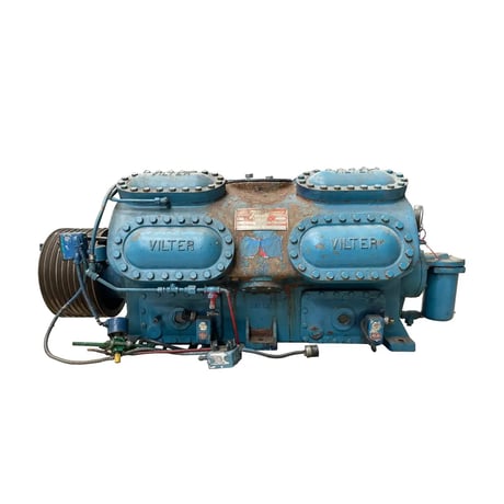Vilter #4416, 16-Cylinder Reciprocating Compressor, 1200 RPM max, 619 psig, 6" connection suction, 14 gallons - Image 1