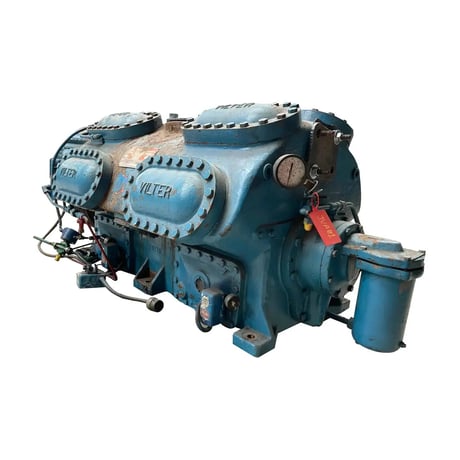 Vilter #4416, 16-Cylinder Reciprocating Compressor, 1200 RPM max, 619 psig, 6" connection suction, 14 gallons - Image 2
