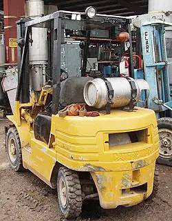 Mitsubishi #GP25, Forklift, Propane, 4-Cylinder, 42" L x 4" width fork - Image 5