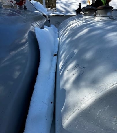 1000 gallon Above ground storage tank, 10' 9" L x 4' W x 4' H - Image 3