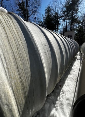11200 gallon Underground storage tank, 30' L x 8' W x 8' H - Image 1