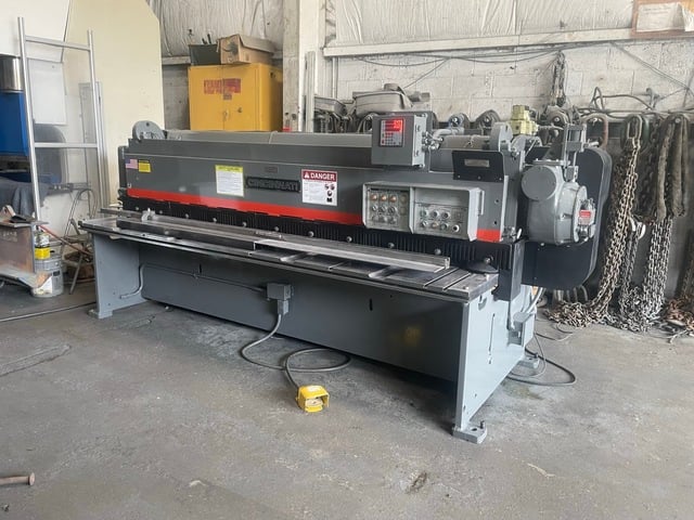 10 gauge x 10' Cincinnati #1010, mechanical power squaring shear, 24" rear operated manual back gauge, 40 - Image 1