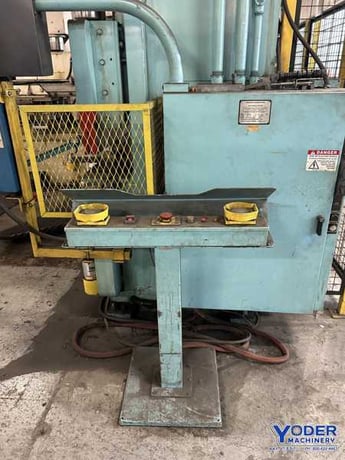 90 Ton, Cincinnati #90CBIIX8, hydraulic brake, 8' overall, 78" between housing, 8" stroke, 7" throat, 15" - Image 8