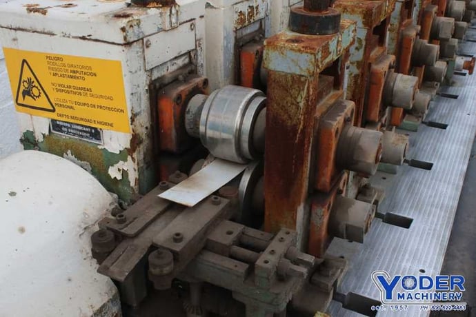 12 Stand, Ardcor #SF, rollformer, 1-1/2" shaft diameter, 10" horizontal centers, 4.167" vertical centers - Image 2