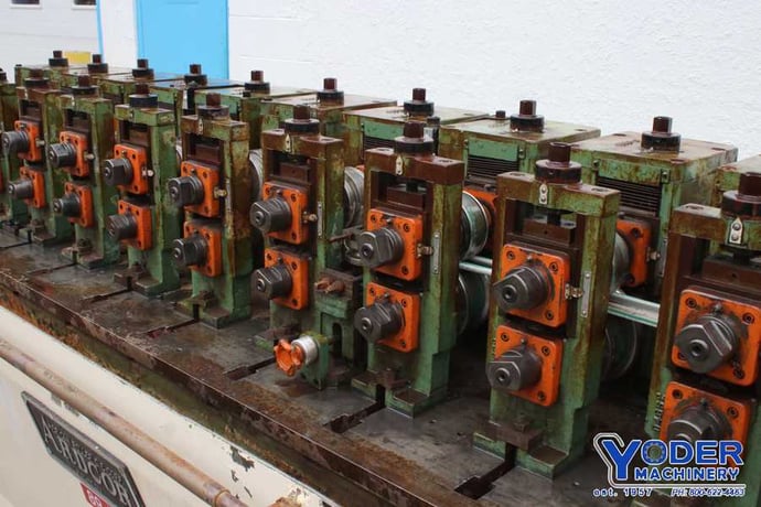 14 Stand, Ardcor #FN5, rollformer, 1.5" shaft diameter, 10" horizontal centers, 4"-5.5" vertical centers - Image 5