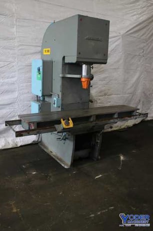 50 Ton, Hannifin #F500-41-SP, hydraulic C-frame press, 14" stroke, 16" open - Image 7