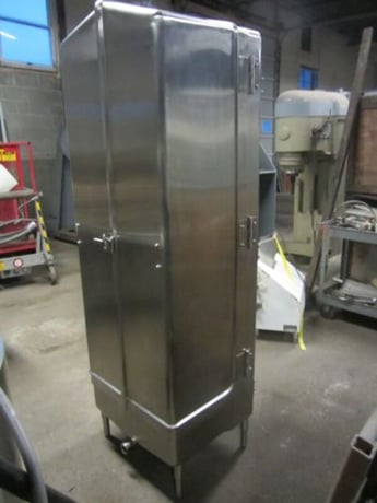 Mojonnier #8640, Plate Cooler, (5) 14" width x 50" H plates, 2" NPT nozzles, 1-1/4" diameter Outlet - Image 6