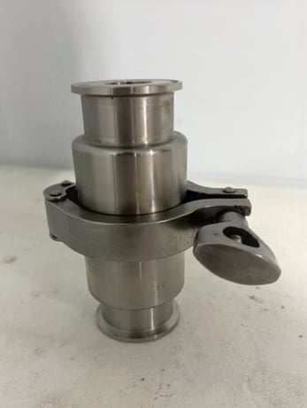3/4" Tri-clamp Check Valve, 316L Stainless Steel, 1-1/2" fitting - Image 1
