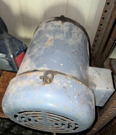 1 HP 1725 RPM Baldor #M3603, Baldor M3603 Electric Motor, Frame 182, 208-230/460 Volts, 60 Hz, 3 phase - Image 1
