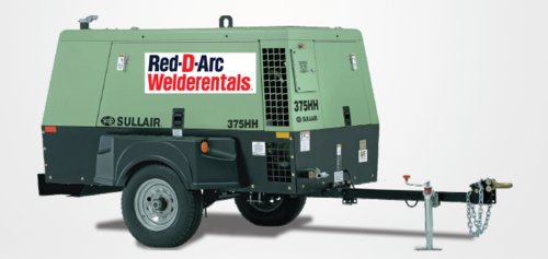 375 cfm, 200 psi, Sullair #375HH, air compressor, 140 HP, John Deere diesel engine, Tier 3 - Image 1