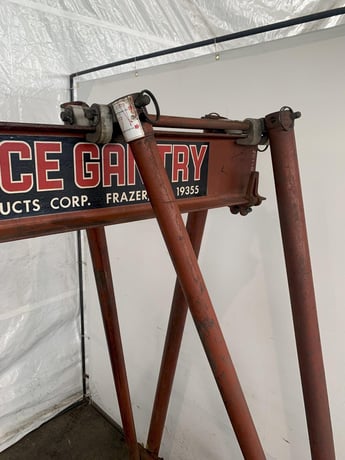 2 Ton, Wallace A Frame Rolling Gantry Crane - Image 9