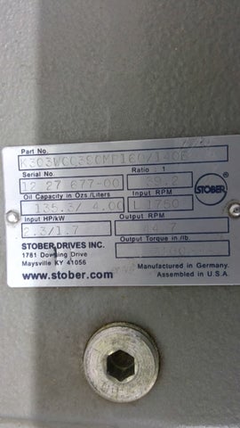 Stober #K303WG039C0/140B, 39.00 -2 Ratio 2.3 Both Angle - Image 2