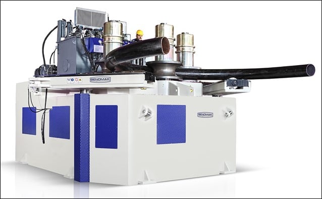 8" x 8" x 1-1/4" Bendmak #Pro-360, angle roll, digital display, hydraulic guide rolls - Image 1
