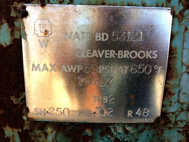 Cleaver-Brooks #SM30, Spraymaster Deaerator, 800 gallon, 50 psi @ 650 F, 0.250" thick shell, 0.312" thick - Image 6