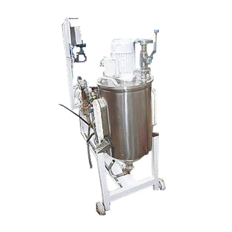8 gallon Stainless Steel Centrifugal Deaerator Skid, 7-1/2" diameter Mixing head, 3/4 HP mixer, 1/2 HP pump - Image 3