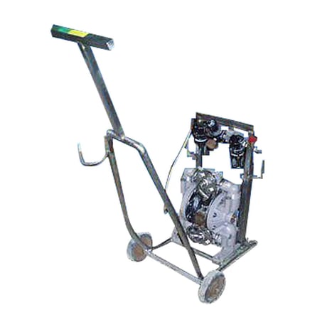 1" ARO Aro #6661AF-3EB-C, Diaphragm Pump, 47 GPM max, 1/8" diameter Max particle size, 3/8" diameter Air - Image 2