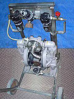 1" ARO Aro #6661AF-3EB-C, Diaphragm Pump, 47 GPM max, 1/8" diameter Max particle size, 3/8" diameter Air - Image 8