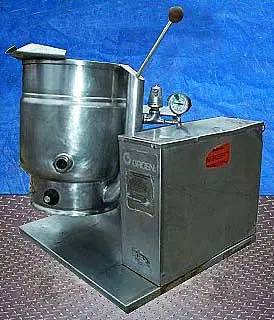5 gallon Groen #TDH/20, Gas-Fired Jacketed Kettle, 50 psi @ 300 F, 0.92 HP boiler, 31000 BTU/hr., 1-1/4" - Image 3