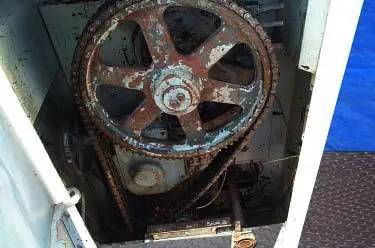 Dough Mixer, 42" L x 37" width x 40" H dim., 22" L x 1-1/2" to 2-1/2" diameter Blender, 24" pulley, 20/0.75 HP - Image 8