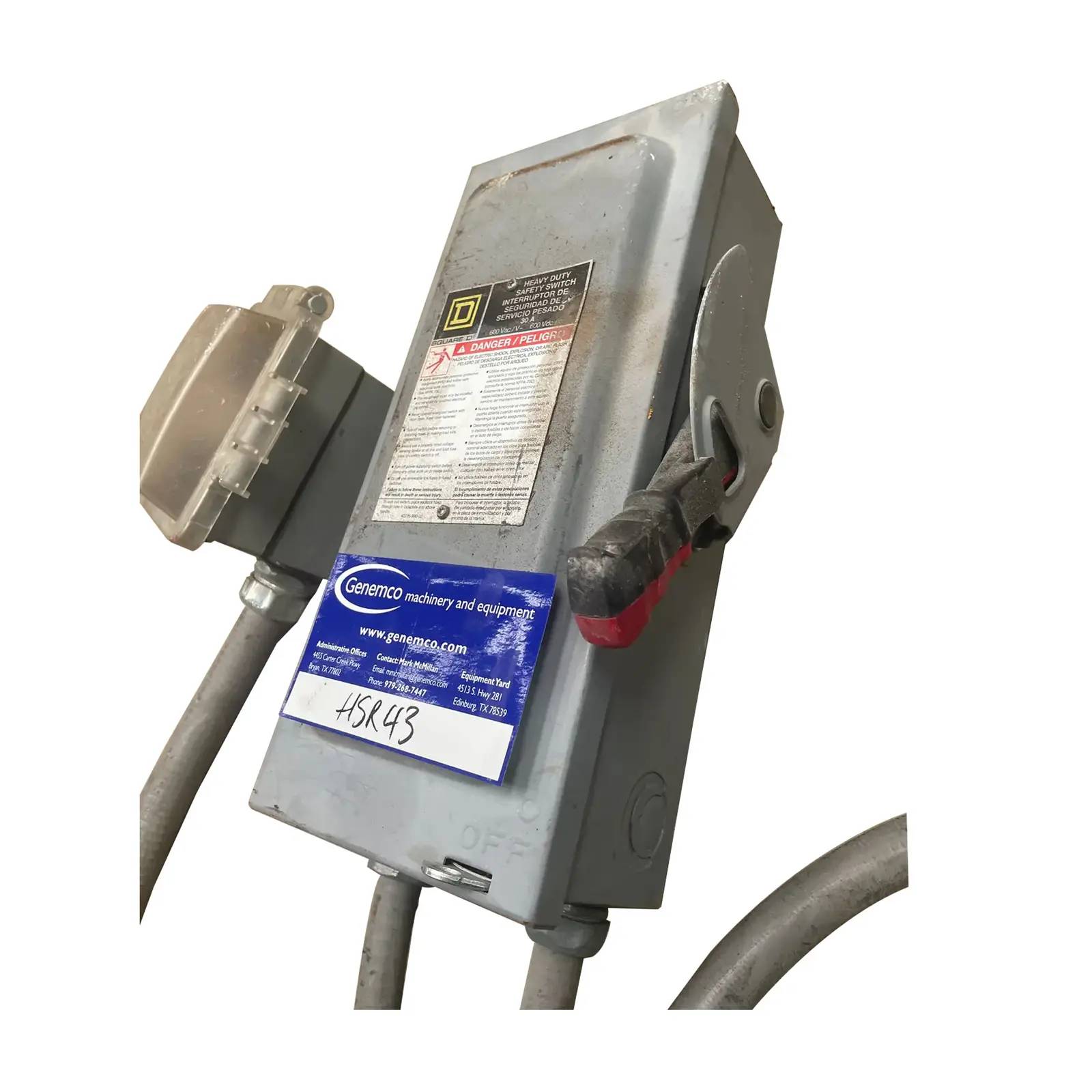 30 Amp. Square D #DU32RB, Safety Switches, 240 VAC - Image 3