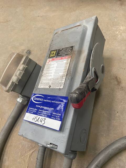 30 Amp. Square D #DU32RB, Safety Switches, 240 VAC - Image 5