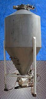 Shick, Stainless Steel Powder Silo with Airlock, 40 cu.ft., 0.75 HP, 1750 RPM, 29 RPM final, 1190 torque - Image 3