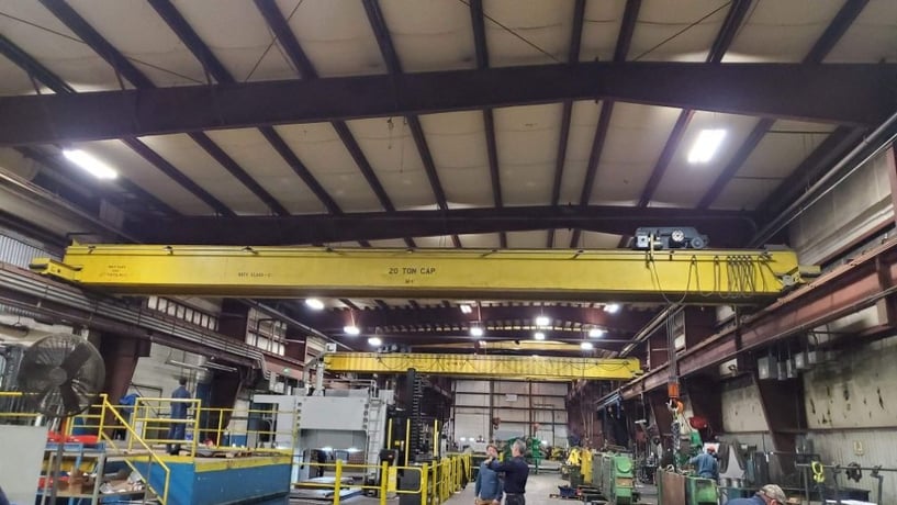 20 Ton, Shaw-Box, 51' 2" Span, 22' lift, pendant control, 460/3/60 [#2388] - Image 1