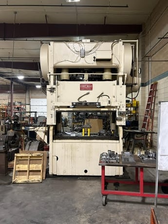 150 Ton, Chicago Dreis & Krump #SS-150-30-60, Straight Side Press, 6" stroke, 16" shut height, 1965 - Image 2