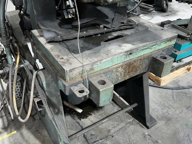 45 Ton, South Bend Johnson #45-FW-AC, single crank flywheel OBI press, 3" stroke, 11.25" Shut Height, 2.5" - Image 6