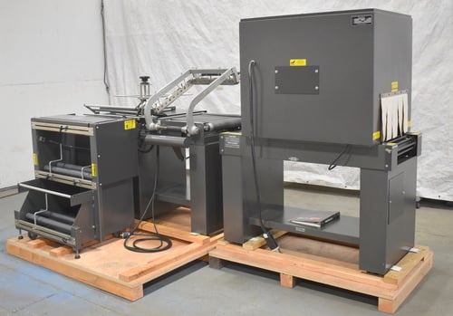 Eastey #EM1610-36-LRV1 REVA, shrink tunnel & wrapper with bulk roller unit, 2021 - Image 5