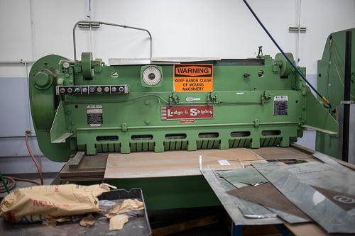 3/16" x 6' Lodge & Shipley mechanical shear - Image 1