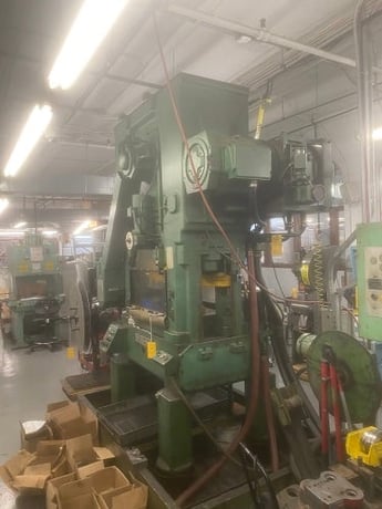 50 Ton, Bruderer #BSTA60II, high speed press, 2" adjustable stroke, 34" x20"bed, 1983 - Image 4