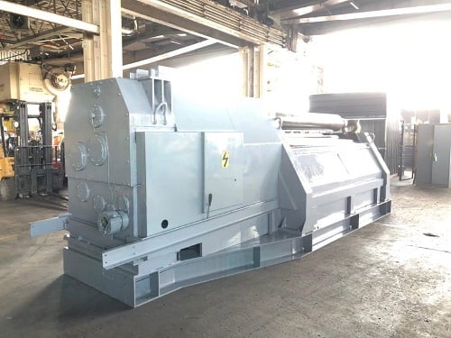 10' x 1/2" Haeusler #VRM-HY-3000x12, double initial pinch plate bending roll, 1968 - Image 5