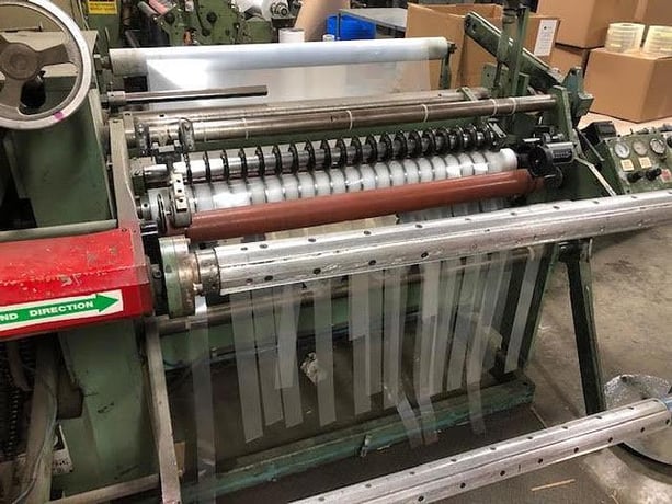 Arrow #325-6, duplex slitter rewinder, 42" material width, 36" unwind diameter, Fife Edge guide - Image 8