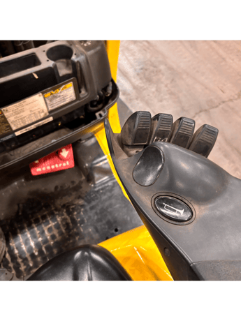 12000 lb. Hyster #S120FTPRS, 92" lowered, 185" raised mast, 60" Cascade clamp, 2018 - Image 6