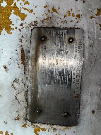 200 HP 1770 RPM Toshiba, Frame 445TSD, 460 Volts - Image 1