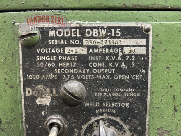 36" DoAll #3613-10, vertical saw, #16467 - Image 6