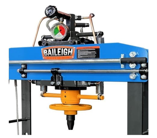35 Ton, Baileigh #HSP-35A, hydraulic shop press, 2.75" stroke, 31" x10.5" table - Image 4