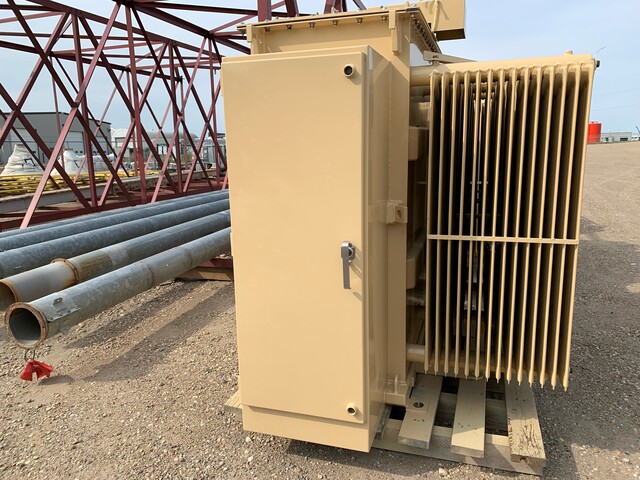 1500 KVA 4160 Delta Primary, 600Y/347 Secondary, Pioneer, step-down transformer, oil filled (x5) - Image 3