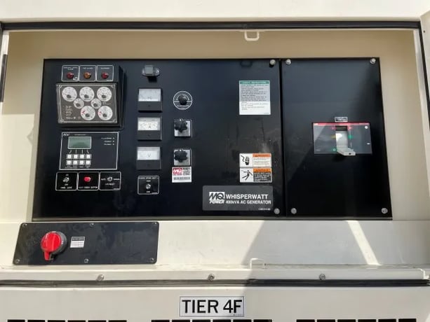 320 kW MultiQuip Whisperwatt DCA-400SSI4F3 Diesel Generator, 277/480 Volts, Trailer Mounted, 2021 - Image 5