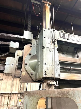 Froriep #KE-16-Super, 4-Axis CNC vertical boring mill w/ram & turret head, Fanuc 18TT, 71" swg, 63" chk, 2006 - Image 8